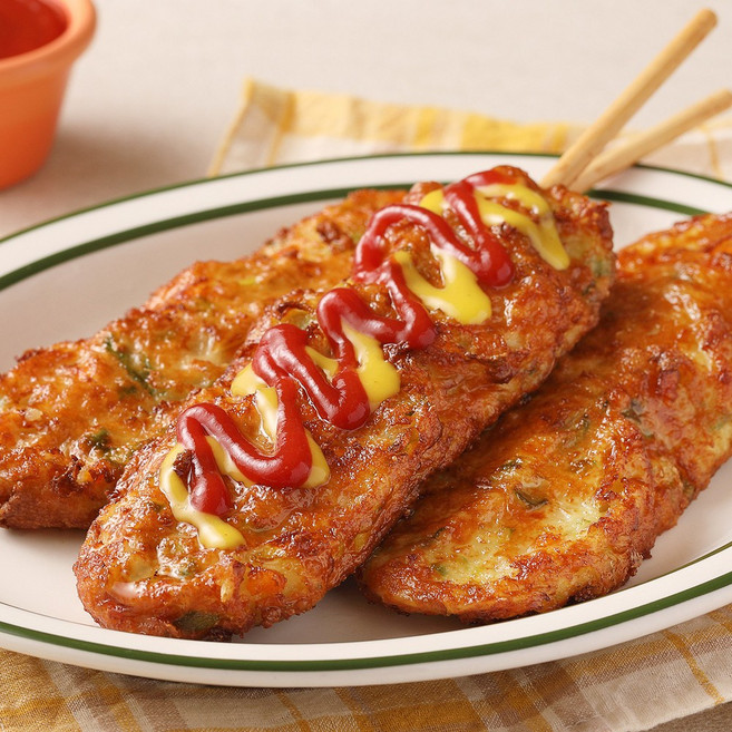 빅 오징어&야채핫바 1.3kg(10개입) 휴게소 어묵꼬치, 1개, 1.3kg