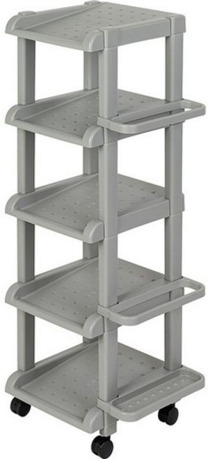 창신리빙 신발 멀티 사무용품 정리대 그레이 생활잡화 오피스디포 5단, 단품, 1개