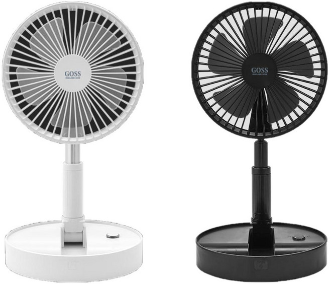 [온라이프] 시원한 탁상용 소형 미니 클립 선풍기 12인치/14인치, GSF-R007W 화이트