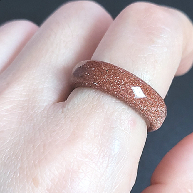 사금석 천연석 혼주 원석 패션반지