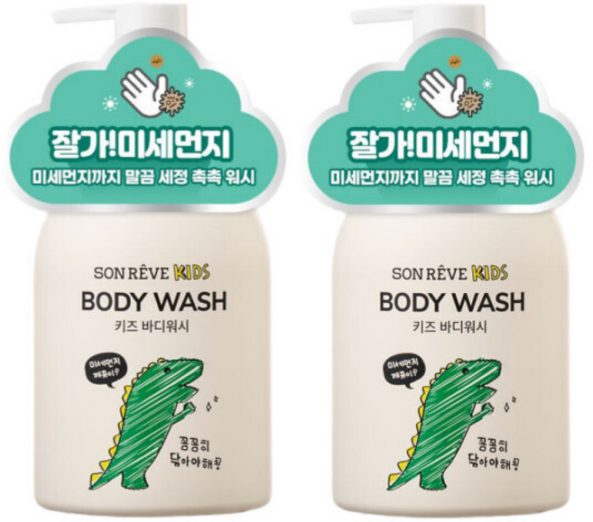 1+1 쏭레브 키즈 어린이 바디워시 (바디샴푸/바디클렌져/아기/베이비), 1개, 290ml