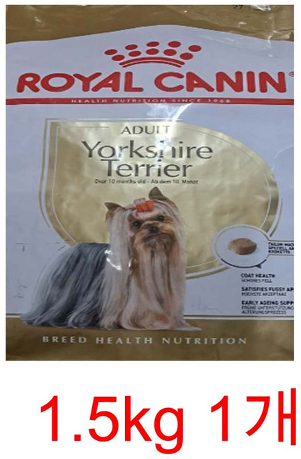 로얄캐닌 어덜트 강아지 기능성 사료, 곡물, 1.5kg, 1개