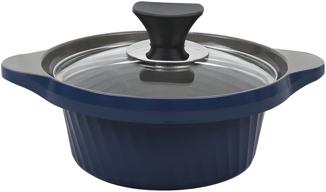 리빙온 스톤코팅 양수냄비, 16cm, 혼합색상, 1개