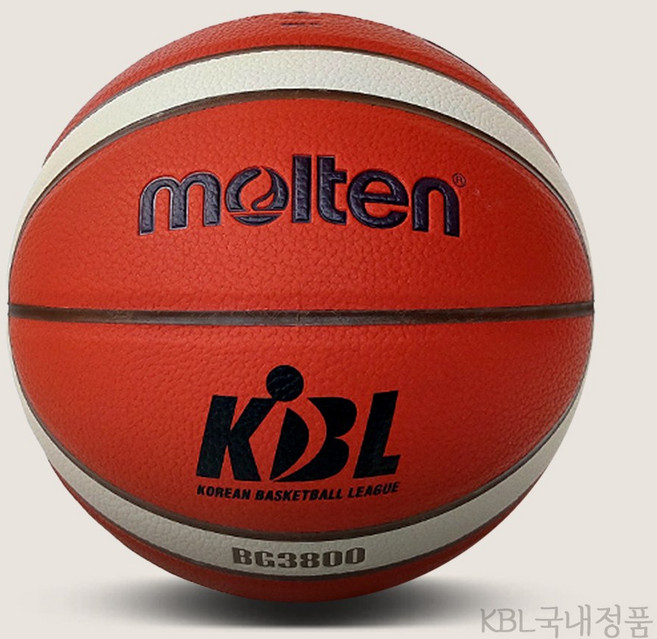 몰텐 농구공(B6G3800 FIBA공인구 합성가죽 BG3800), KBL/정품 BG3800, 1개