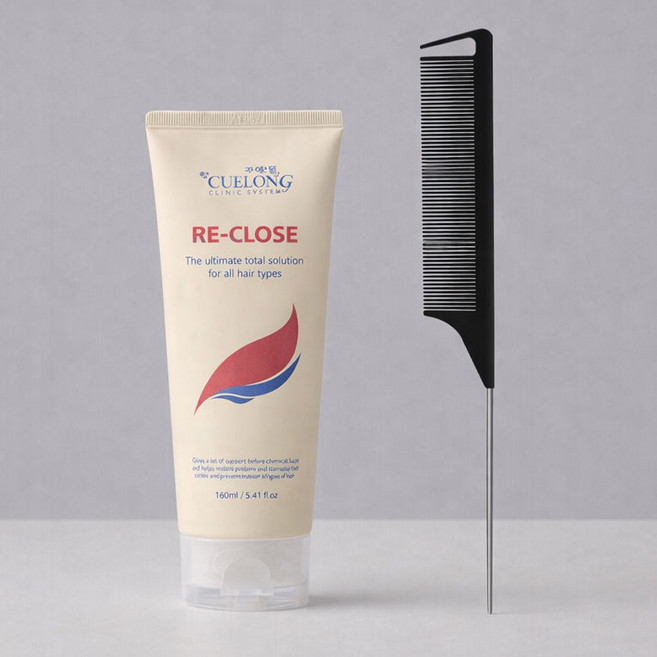 꾸에롱 리클로즈 뉴트리 에센스 + 섹션 꼬리빗, 1개, 160ml