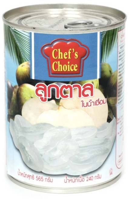 태국통조림 쉐프초이스 잭플룻 잭후르츠 앤 토디팜 롱간 니파팜 리치 람부탄 니파팜 토디팜 인 시럽 1통565G, 560g, 1개