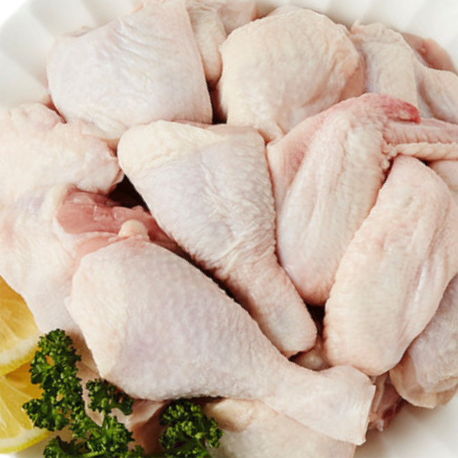 조선푸드 건강한 무항생제 냉장 절단닭 900g 2개 당일손질 닭볶음탕 찜닭