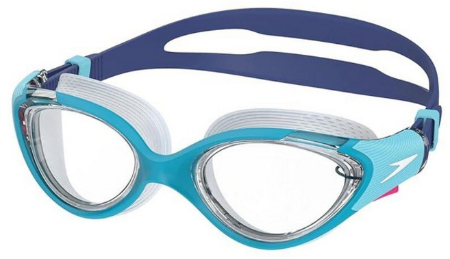 미국출고 평점4.5+ 237264 Speedo 여성용 수영 고글 Biofuse 2.0, Mayan Blue/Clear