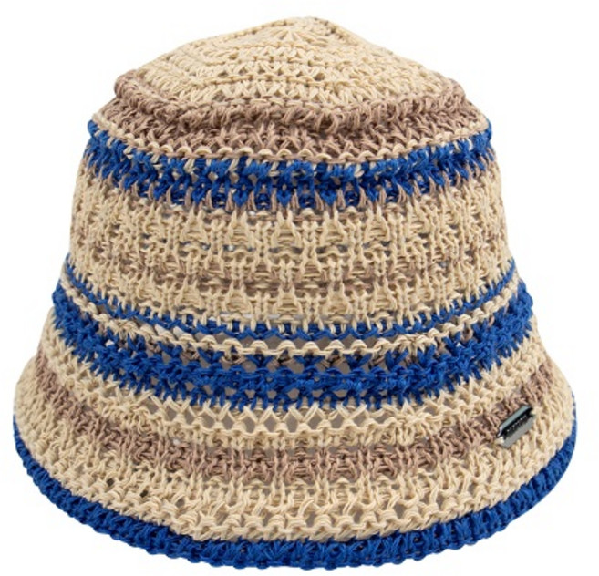 블루테일 블루 스트라이프 밀짚모자(AYC2AH02BU)