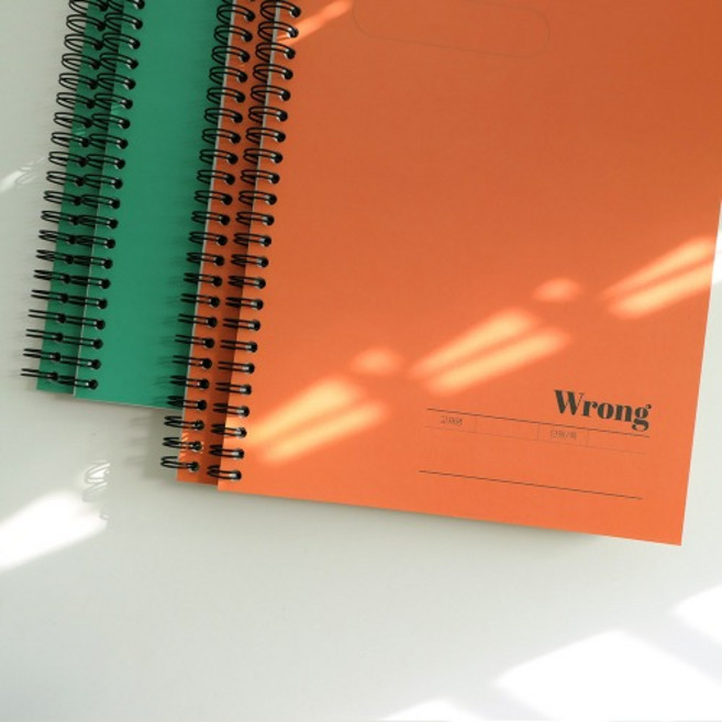 건망증GMZ 더메모 스프링노트 컨텐츠 오답노트 4권세트 (오렌지2 그린2)