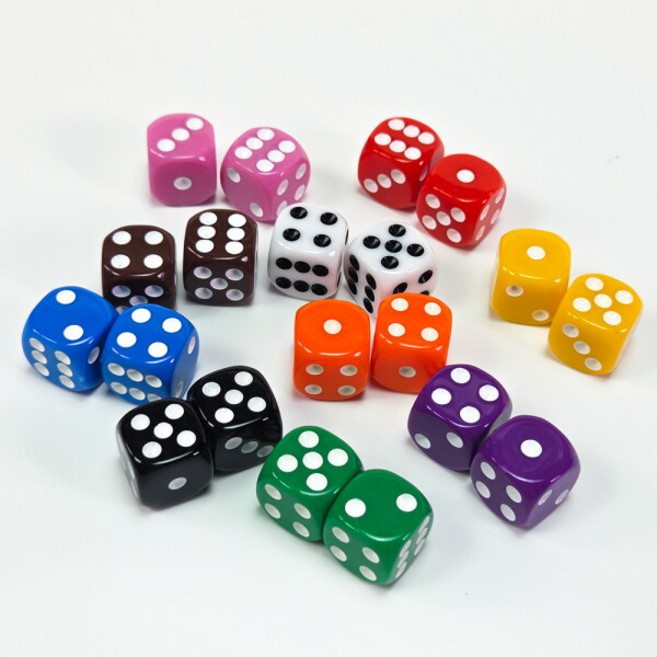 [보드엠] 주사위 전색상 (20개입), 단품, 1개