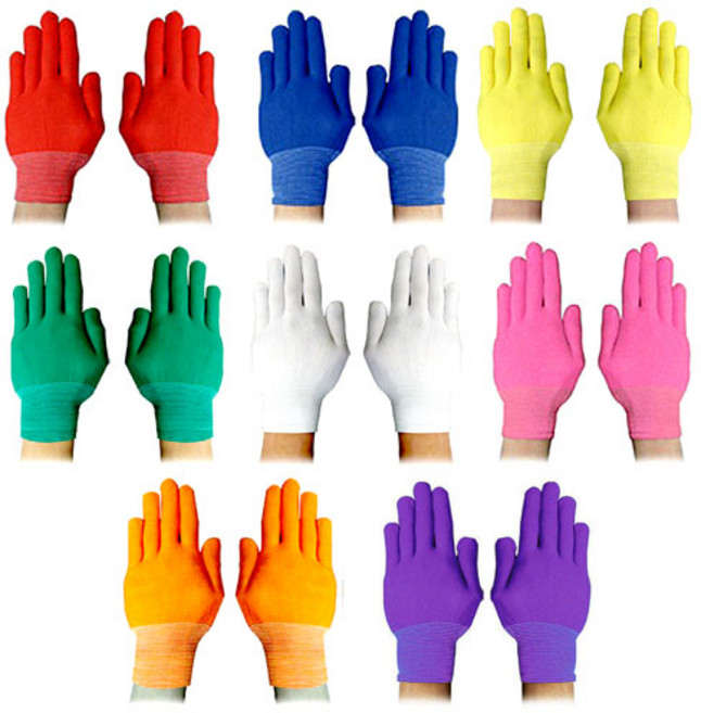 응원장갑-단색(1쌍) 응원 운동회 용품 도구 소품 파티친구사이, 노랑