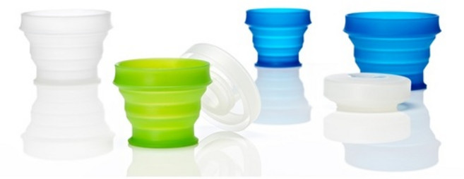 휴먼기어 고컵 휴대용 컵 118ml, 투명, 1개