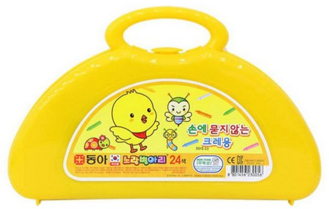 노랑병아리 12색 크레용, 24색, 6개
