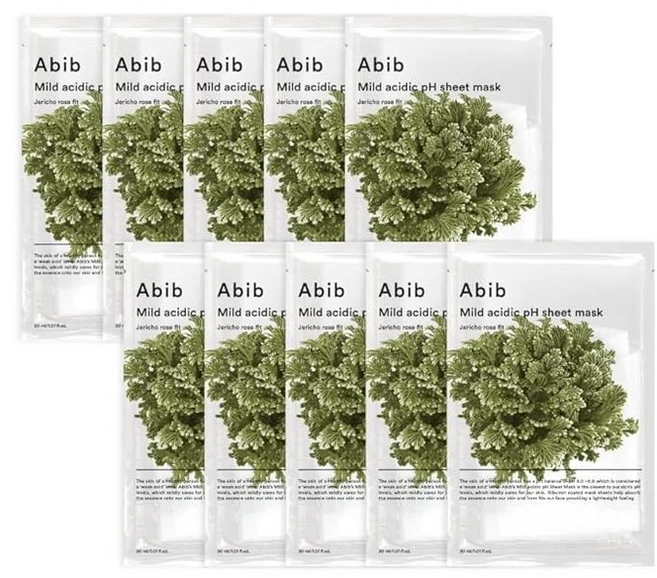 Abib 약산성 pH 시트 마스크 부활초 피트 30ml 10장들이 아비브 한국 화장품 스킨케어 가면 팩 민감한 피부 보습 촉촉한 고보습 영양 부활초 맞는 10장, 1개, 1개입 - 쿠팡