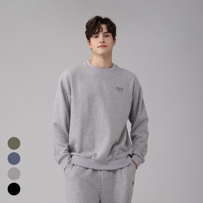 에버라스트 남자 기모 맨투맨 티셔츠 긴팔티