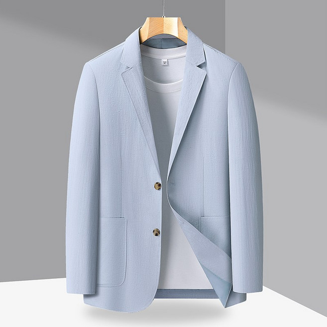 남성 봄 여름 린넨 정장 자켓 얇은 캐주얼 자켓