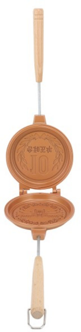 후라이팬베이킹 메이커 트레이 붙지 않는 가열 분리형 팬케이크 프라이팬 그릴용, 1개