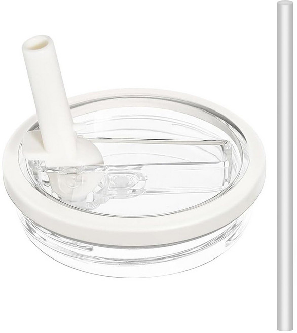 LJ [1+1]텀블러 호환 밀페뚜껑 887/1180ml 텀블러 뚜껑 교체용, 1세트, 1180ml, 화이트