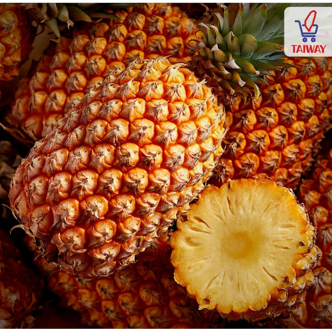항공직송 심지까지 먹는 대만 골드 파인애플 6-8과 제철생과일, 1박스, 10kg