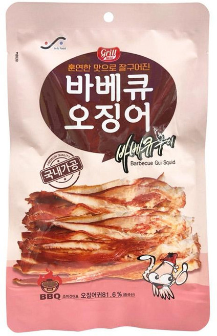 바베큐오징어 50G진주식품, 1개, 단품