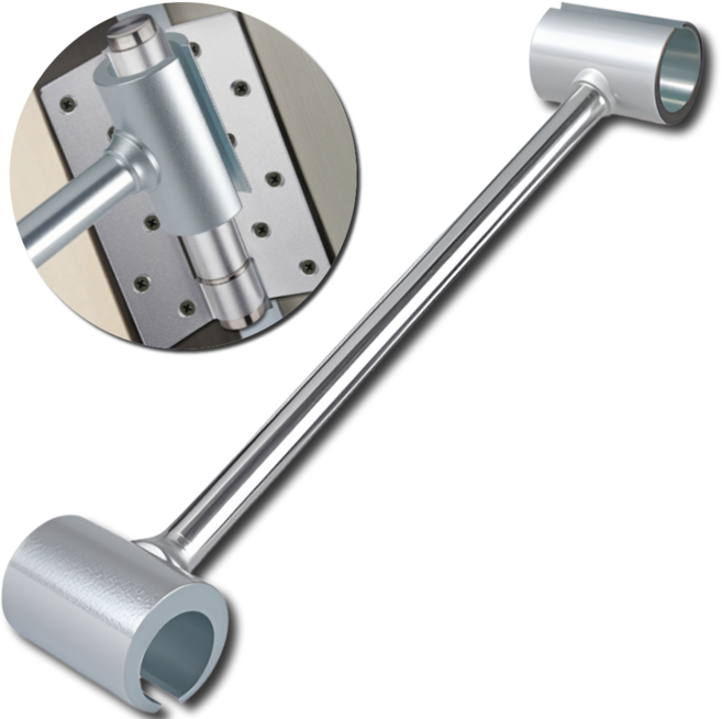 깔끔조아 간편한 문 경첩 조절 렌치, 1개