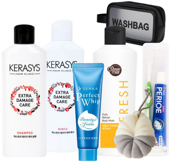 이즈이지 올인원 여행용 세면도구세트, 1개