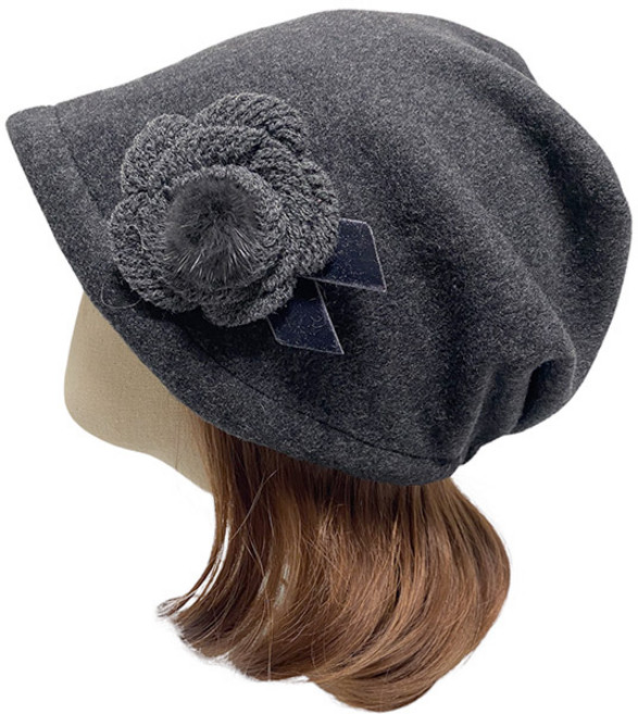 엄마짱 MDF 8355 아네모네 모직두건 엄마모자 생신선물 항암두건 항암모자