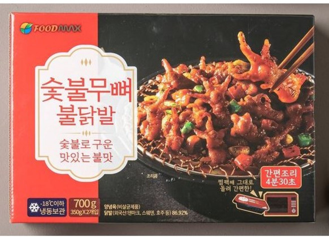 숯불무뼈불닭발 350g x 2입_일반포장, 2개