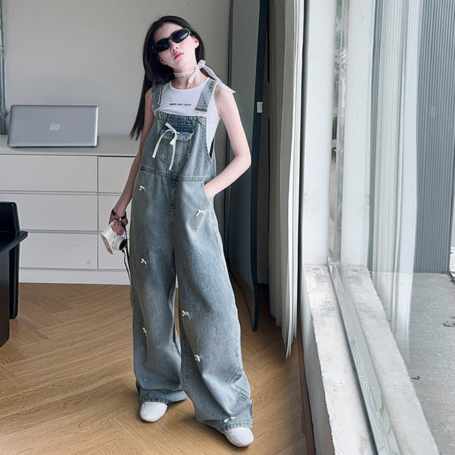 Toruva어린이 캐주얼 스타일 점프수트 패션 베이직 디자인14세 이상