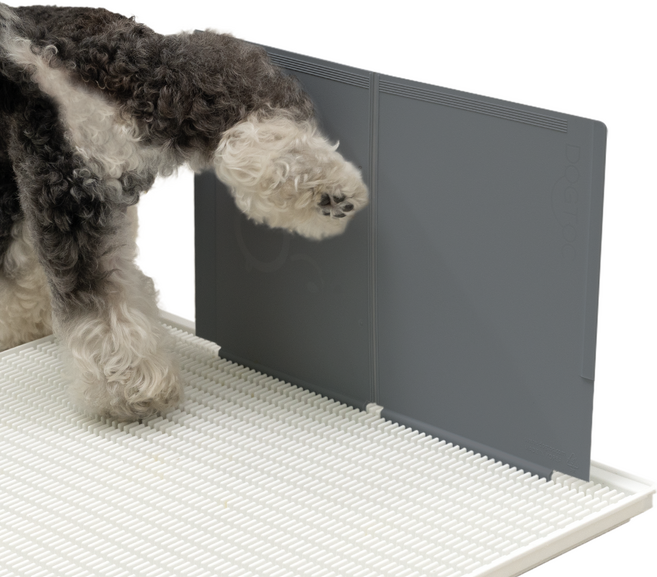 독톡 수컷 강아지 실내 마킹 수비대 가림 배변판, 실버, 1개