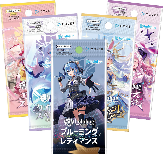 홀로라이브 Holo Live 카드 게임 부스터 5팩(40장)