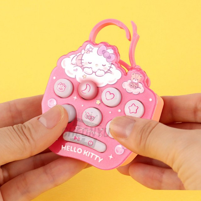 에브리데이오브 산리오 두더지 미니 게임 키링, 헬로키티, 1개