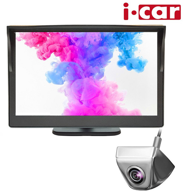 아이카 거치형 모니터 후방카메라 세트 크롬실버 6m, 혼합색상