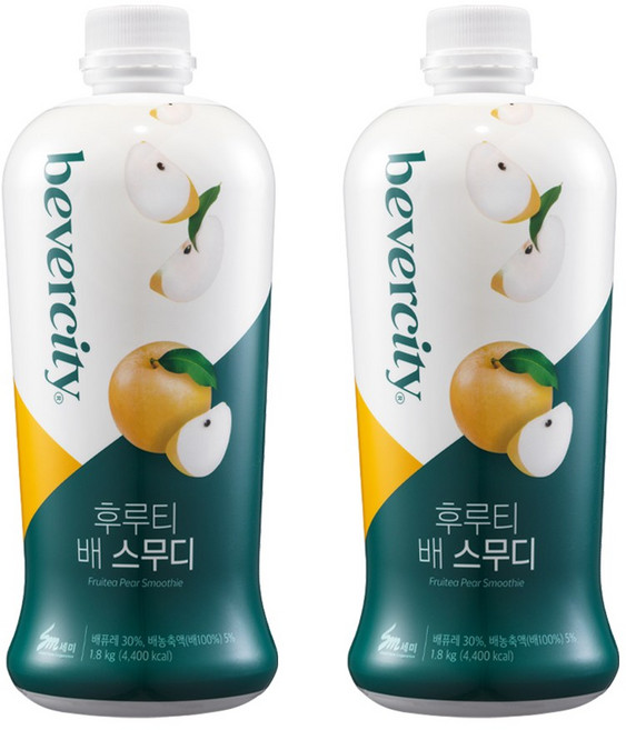 베버시티 후루티 배 스무디, 1.8kg, 2개