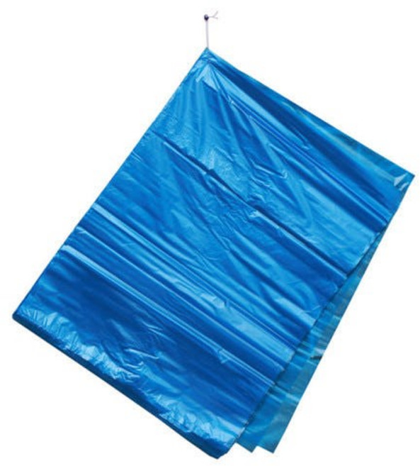 튼튼한 재활용 비닐봉투 파란색 쓰레기봉투 청색, 100개, 10L