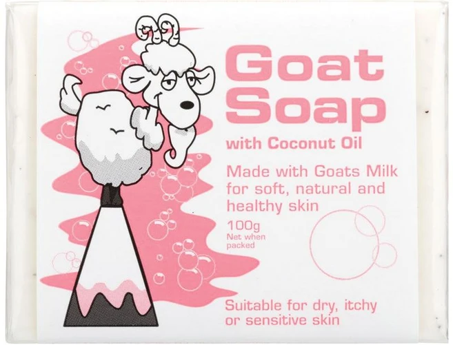 [고트] 호주 고트 비누 염소유 코코넛오일 비누 100g *6개, 6개입 - 쿠팡