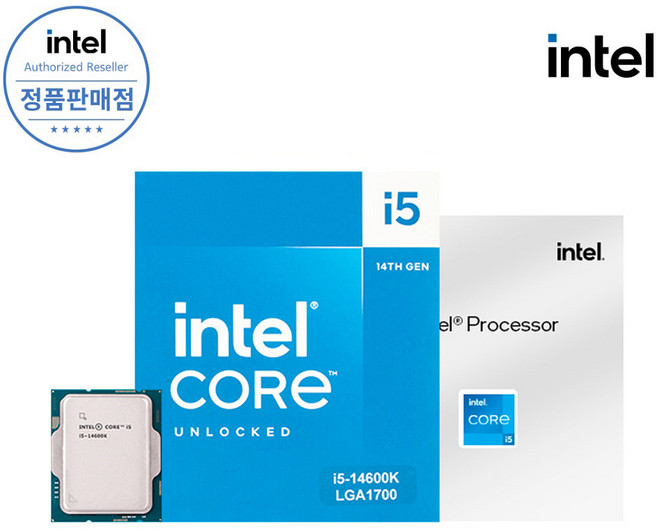 [인텔 정품] 인텔 코어i5-14세대 14600K (랩터레이크-R) (정품), 선택하세요
