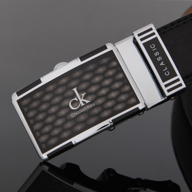 크리스찬케리 CK 자동 정장 벨트 남성 고급 소가죽 롱사이즈 자동벨트