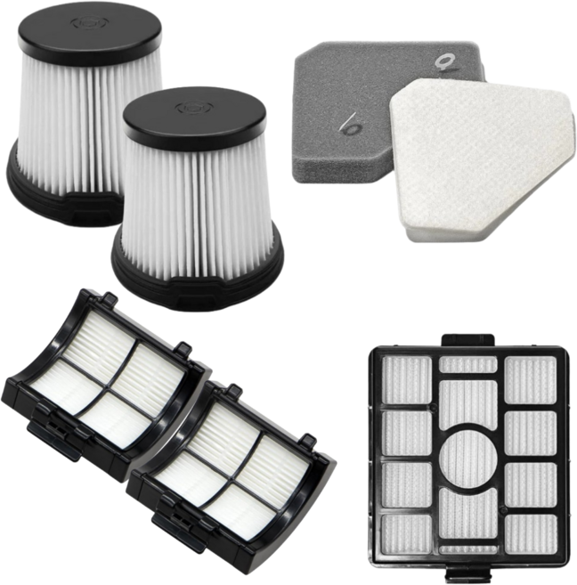 비브랜드 샤크 파워 클린 360 IW4271KRCP 무선 청소기 배기 필터 호환 부품 패키지, 1세트, 3개월 패키지