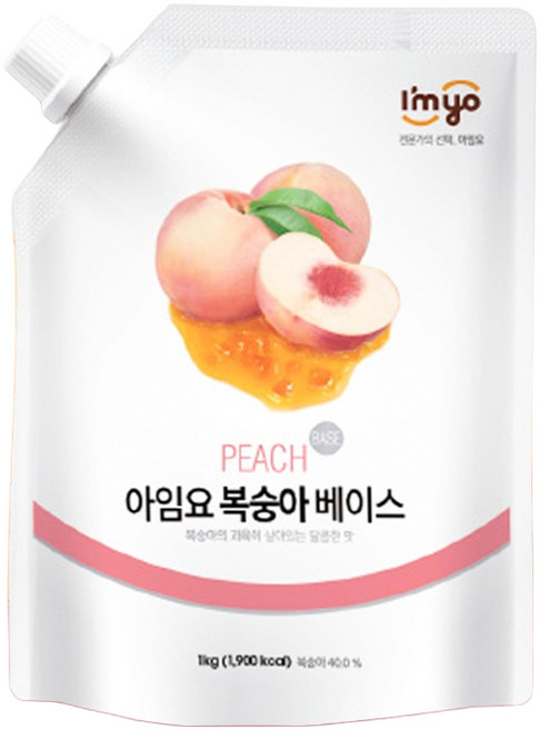 아임요 복숭아 베이스 1kg, 1개