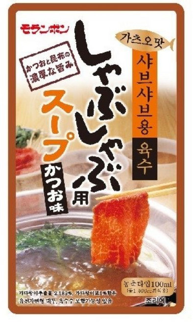 모란봉 가츠오 샤브샤브육수, 2개, 100ml