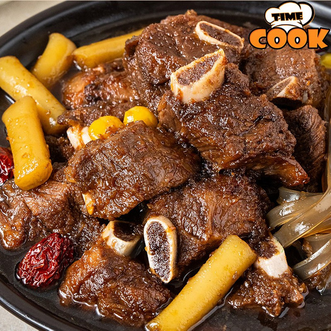 타임쿡 갈비찜 밀키트 대구 동인동식 순한맛 국내산 돼지갈비, 3개, 700g