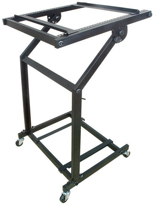 앰프 거치대 이동식 악기 모니터 스피커 스탠드, 12U 랙