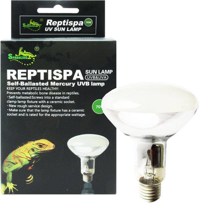 스파크주 UVB UVA SUN 램프 70W S7003, 혼합색상, 1개