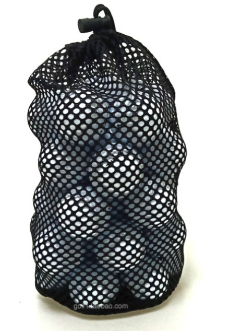 1+1큰나무 그물망 골프공주머니 볼파우치 S M 세트구성 L 단품, 1개, L블랙