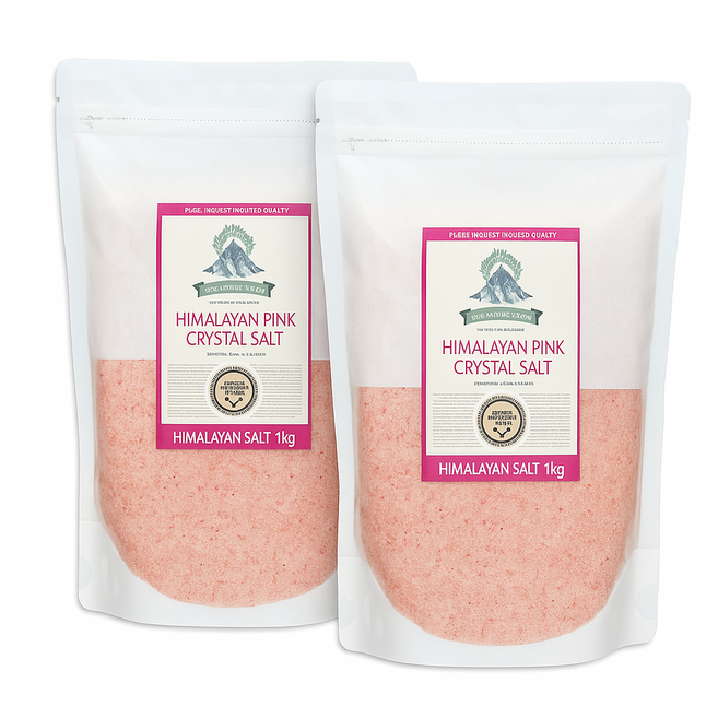 푸리오 히말라야 핑크솔트 고운소금 1+1, 1kg, 2개