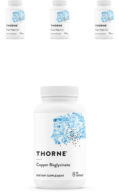 쏜리서치 코퍼 비스글리시네이트 캡슐, 60정, 4개 - 쿠팡