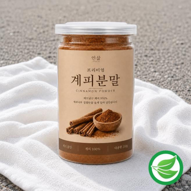 인삶 프리미엄 계피가루 분말 시나몬, 1개, 100g