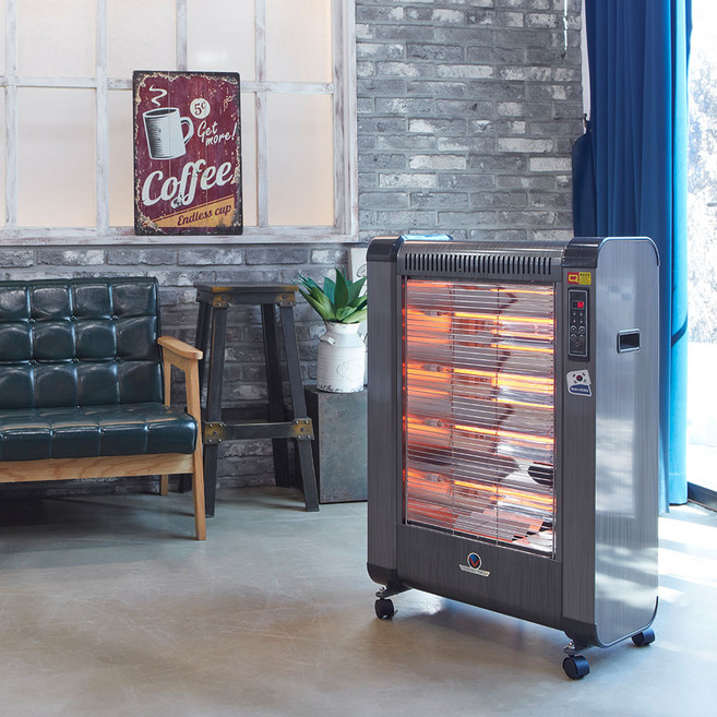 비전테크 나노카본히터 온풍히터 VTE-3001S 가정용 사무실 절전형 난로 3D 15평 입체난방